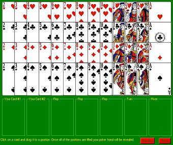 Poker Hand Screen Shot